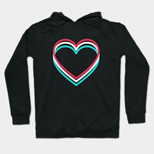 Cool heart colors Hoodie